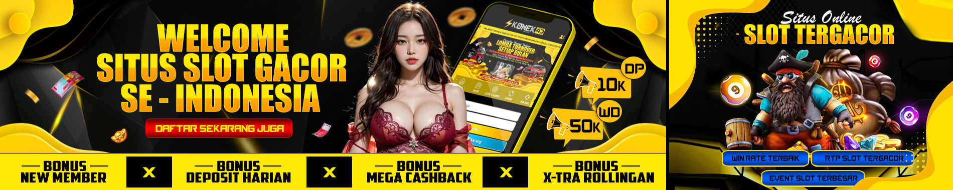 SELAMAT DATANG DI KONEK4D SITUS SLOT TERGACOR DI INDONESIA DENGAN MIN DEPO 10K